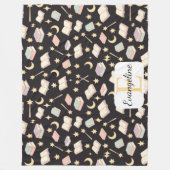 Persoonlijke Nachtlees esthetisch patroon magie Fleece Deken (Voorkant)