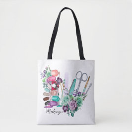 Persoonlijke Nagelstyliste Tote Bag