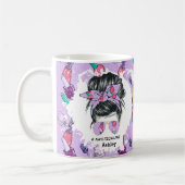 Persoonlijke Nail Tech Life Paarse Mok (Links)