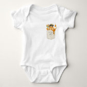 Persoonlijke namaak Pocket Bee Romper (Voorkant)