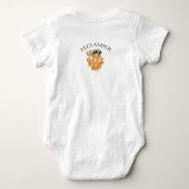 Persoonlijke namaak Pocket Bee Romper (Achterkant)