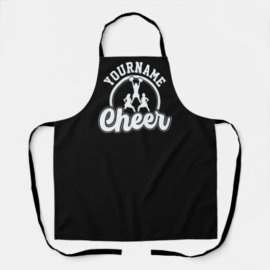 Persoonlijke NAME Cheer Team Varsity Cheerleader Schort (Voorkant)