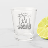 Persoonlijke NAME Cheer Team Varsity Cheerleader Shot Glas (Achterkant)