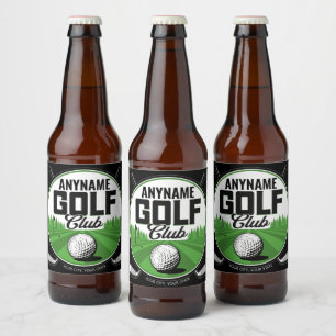 Persoonlijke NAME Golf Pro Golfclub Speler Bier Etiket