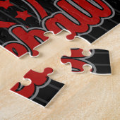 Persoonlijke NAME Honkbalteam Speler Game Legpuzzel (Zijkant)