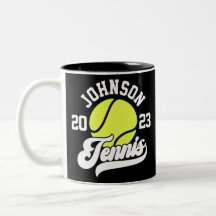 Persoonlijke NAME Tennisspeler Racket Bal Veld