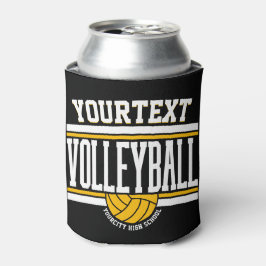 Persoonlijke NAME Volleybal Speler School Team Blikjeskoeler