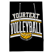 Persoonlijke NAME Volleybal Speler School Team Medium Cadeauzakje (Achterkant)
