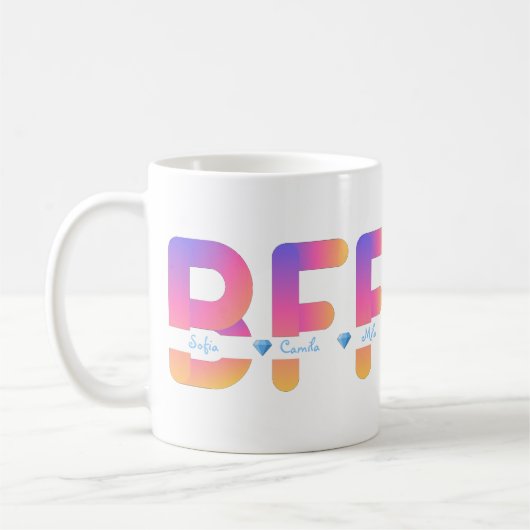 Persoonlijke Namen BFF Mok (Links)