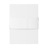 Persoonlijke namen Elegant Eucalyptus Wedding Uitnodigingen Wikkel (Achterkant Voorbeeld)