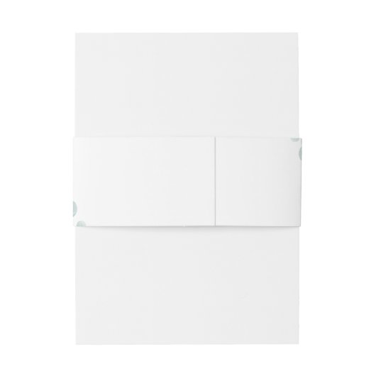 Persoonlijke namen Elegant Eucalyptus Wedding Uitnodigingen Wikkel (Achterkant Voorbeeld)