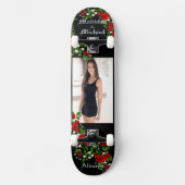 Persoonlijke namen en grote foto's gemaakt persoonlijk skateboard (Voorkant)