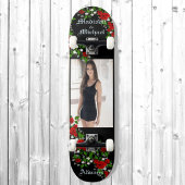 Persoonlijke namen en grote foto's gemaakt persoonlijk skateboard