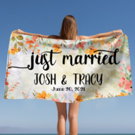 Persoonlijke Namen Net Getrouwd Strandlaken