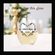 Persoonlijke namen van koppels Elegant geschenk me