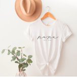 Persoonlijke Nana Grandma T-Shirt<br><div class="desc">We voegen altijd dagelijks nieuwe design toe!</div>
