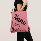 Persoonlijke Nana Heart Tote Bag (Dichtbij)