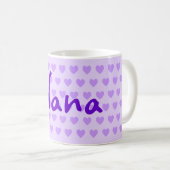 Persoonlijke Nana in het Paars Koffiemok (Voorkant rechts)