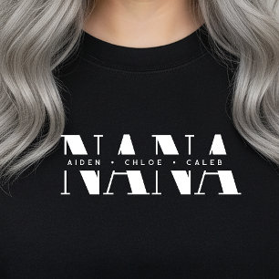 Persoonlijke NANA kinderennamen, modern oma-cadeau Trui