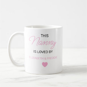 Persoonlijke Nanny Mok, Nannie Nanna Cadeaus, Op M Koffiemok