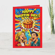 Persoonlijke Nationale Muffin Dag Groenskaart