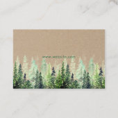 Persoonlijke Natuur landschapselementen Visitekaar Visitekaartje (Achterkant)