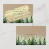 Persoonlijke Natuur landschapselementen Visitekaar Visitekaartje (Voorkant / Achterkant)