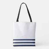 Persoonlijke Nautical "Bridesmate" Bridesmaid Tote Bag (Achterkant)