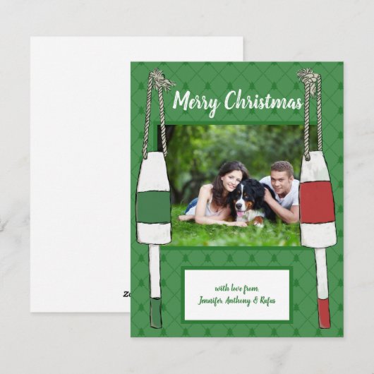 Persoonlijke Nautilus Foto Kerstmis Feestdagenkaart (Voorkant / Achterkant)