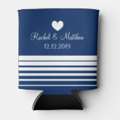 Persoonlijke nautische anker trouw koelboxen blikjeskoeler (Voorkant)