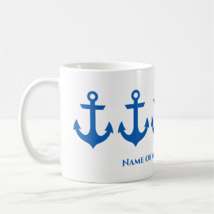 Persoonlijke nautische koffiemok