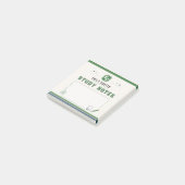 Persoonlijke Navy Groen Wetenschap Schoolomslag Post-it® Notes (Schuin)