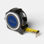 Persoonlijke Navy Meetlint met Aangepaste Naam Rolmaat (Hoek)