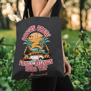 Persoonlijke neef/neef crew familie reunion tote bag