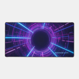 Persoonlijke Neon Retro-Futuristische Gateway Bureaumat