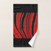 Persoonlijke Nep Rode Tijgerprint Exotisch Bad Handdoek (Handdoek)