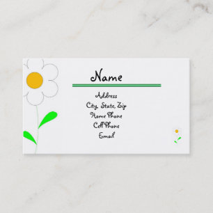 Persoonlijke netwerkkaart visitekaartje