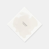 Persoonlijke Neutrale Eenvoudige Douche Cocktail Servet (Hoek)