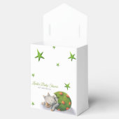 Persoonlijke Neutrale Triceratops Dinosaur Party Bedankdoosjes (Geopend)