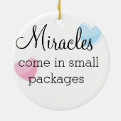 Persoonlijke NICU verpleegster met Baby kerst Keramisch Ornament (Achterkant)