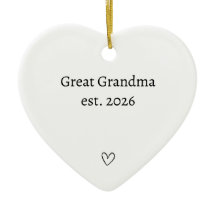 Persoonlijke Nieuwe Oma Hart