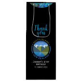 PERSOONLIJKE NIEUWE ZEELAND ZUID-ISLAND WINE GIFT  WIJN CADEAUTAS (Voorkant)