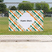 Persoonlijke Niger-vlag Getegeld Spandoek (Insitu)