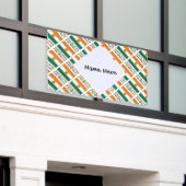 Persoonlijke Niger-vlag Getegeld Spandoek (Buitenkant Gebouw)
