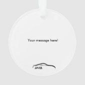 Persoonlijke Nissan 370Z Ornament (achterkant)