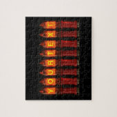 Persoonlijke Nixie Tubes Legpuzzel (Verticaal)