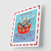 Persoonlijke Noach's Ark Vierkante Klok (Hoek)