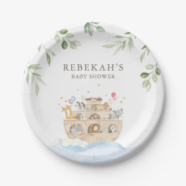 Persoonlijke Noah's Ark feestborden Papieren Bordje