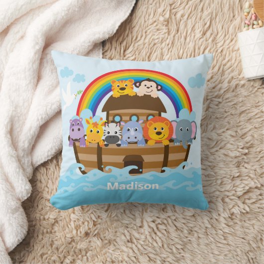 Persoonlijke Noah's Ark-kinderkamer Kussen (Deken)