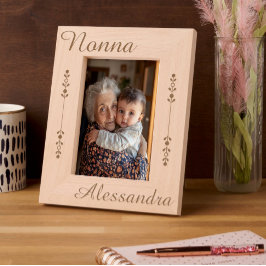 Persoonlijke Nonna Gegraveerde Lijstjes